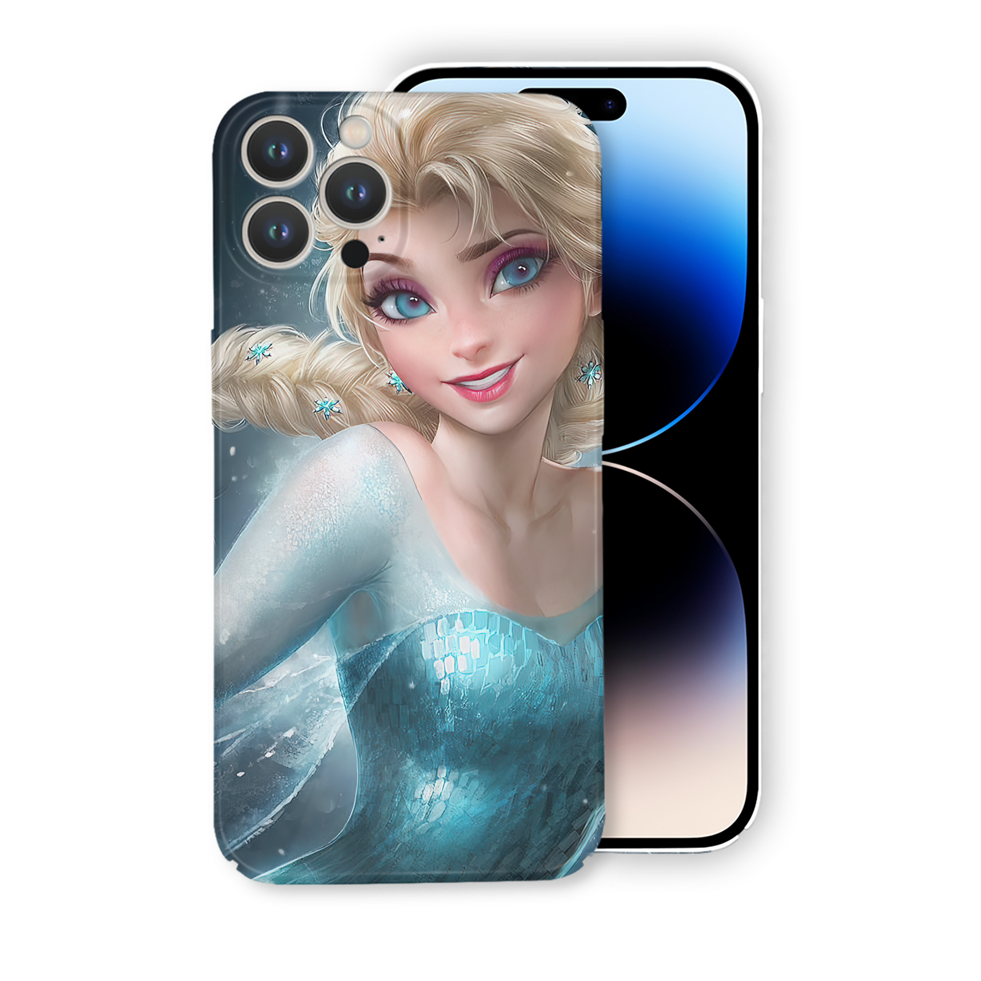 （画像用） アナと雪の女王 アンナ エルサ Frozen Anna Elsa 【iPhone 14シリーズ対応】ハードケース